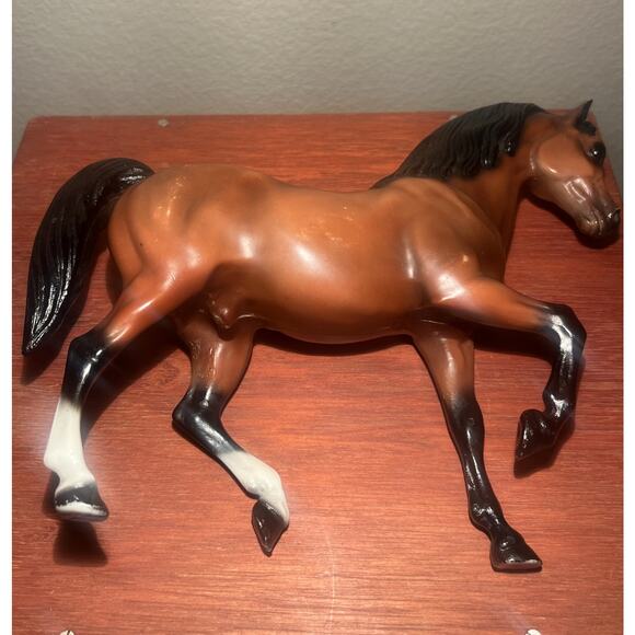 Vintage Breyer Traditional Brown Family Arabian Stallion Horse #13 - Picture 10 of 10